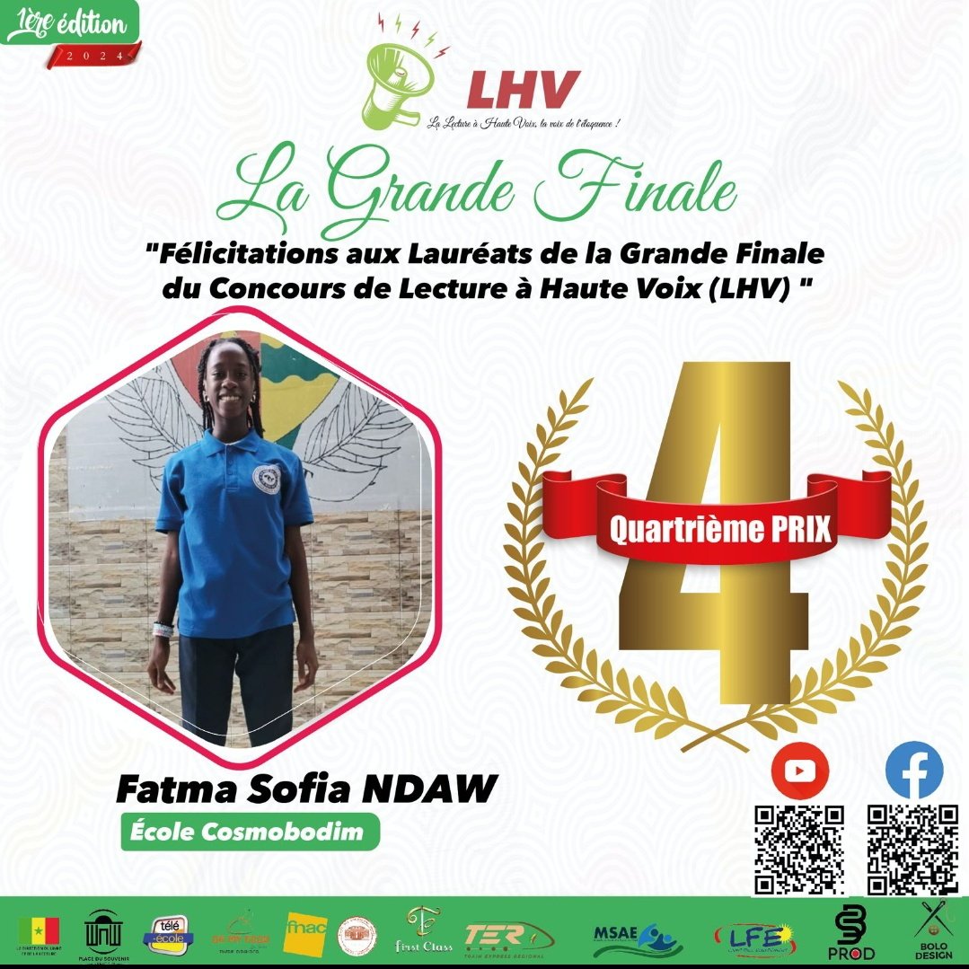 AstouMbenTHIOUB's tweet image. #LHV, Concours de Lecture à Haute Voix...Fatma la passionnée de nature....elle tient tellement à la protection de l'environnement...@abdourami 
Bravoooo Fatma Sofia💞