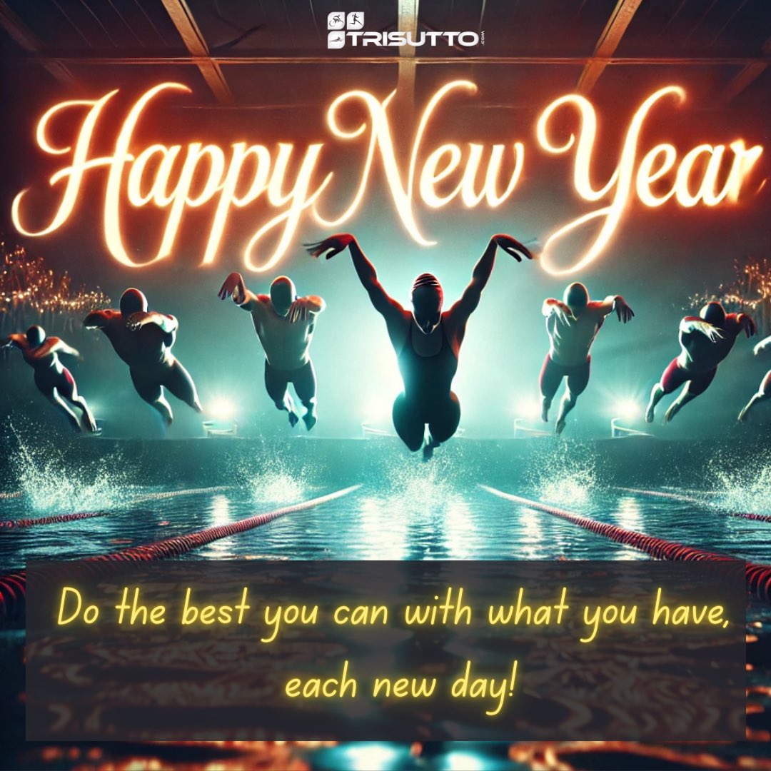 Happy New Year to all athletes, coaches and Trisutto supporters. We wish you health, happiness and success in 2025. 

‘𝘒𝘦𝘦𝘱 𝘪𝘵 𝘴𝘪𝘮𝘱𝘭𝘦 𝘢𝘯𝘥 𝘥𝘰 𝘵𝘩𝘦 𝘣𝘦𝘴𝘵 𝘺𝘰𝘶 𝘤𝘢𝘯 𝘸𝘪𝘵𝘩 𝘸𝘩𝘢𝘵 𝘺𝘰𝘶 𝘩𝘢𝘷𝘦, 𝘰𝘯 𝘦𝘢𝘤𝘩 𝘯𝘦𝘸 𝘥𝘢𝘺!’