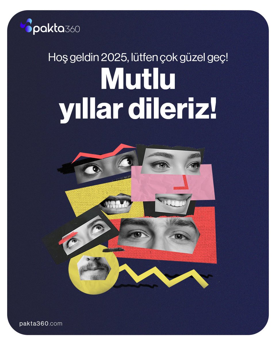 Pakta360 olarak bu yılı daha güzel bir hale getirmeniz için tüm şansın sizinle olmasını diliyoruz ve umuyoruz ki; eğlenceli, sevdiklerinizle birlikte mutlu bir yıl geçirebilirsiniz.
Hoş geldin 2025, lütfen çok güzel geç!

#MutluYıllar