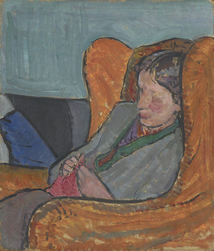 "Lock up your libraries if you like; but there is no gate, no lock, no bolt that you can set upon the freedom of my mind." - Virginia Woolf, A Room of One's Own.

Portrait of Virginia, 1912 by her sister, painter Vanessa Bell #WomensArt