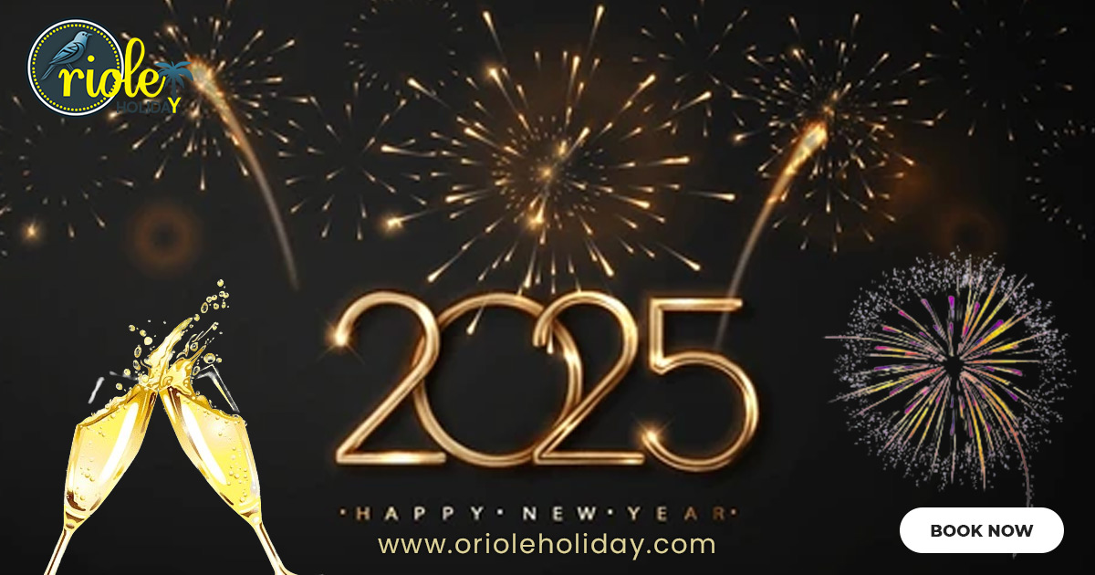 HolidayOriole's tweet photo. 🎉 Happy New Year 2025! Let’s explore, dream, and travel more with Oriole Holiday! ✈️✨
#newyear2025 https://t.co/1NkCSpuOkV