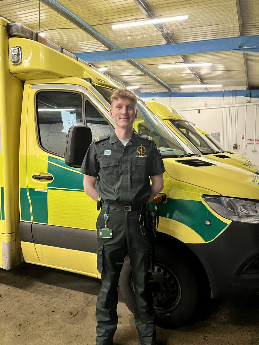 First week out as a Newly Qualified Paramedic!

#Paramedic #NQP #UlsterParamedics 
<a href="/NIAS999/">NIAS</a> <a href="/UlsterUni/">Ulster University</a> <a href="/UlsterUniSoNP/">Ulster Uni Nursing and Paramedic Science💙</a>