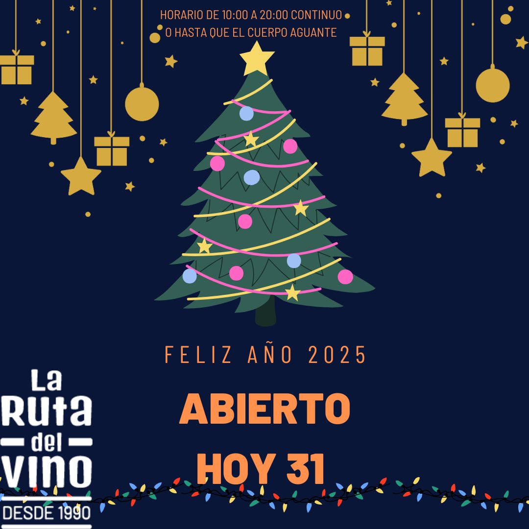 Para cerrar este 2024!!! Os esperamos 🍾
