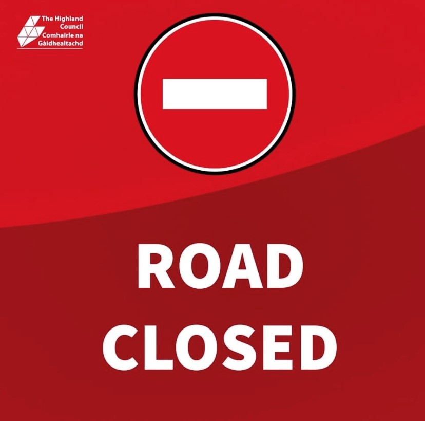 HighlandCouncil's tweet photo. ⚠️Road Closure - #C1003 from #A837 Lochinver via Inverkirkaig and Inverpolly to #C1047 at Badnagyle Road, #Lochinver due to river flooding. Diversion via #A835 and #A837 https://t.co/kxaTbKQkiT