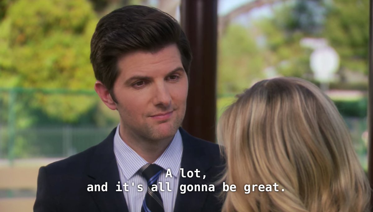 out of context parks and rec tweet media