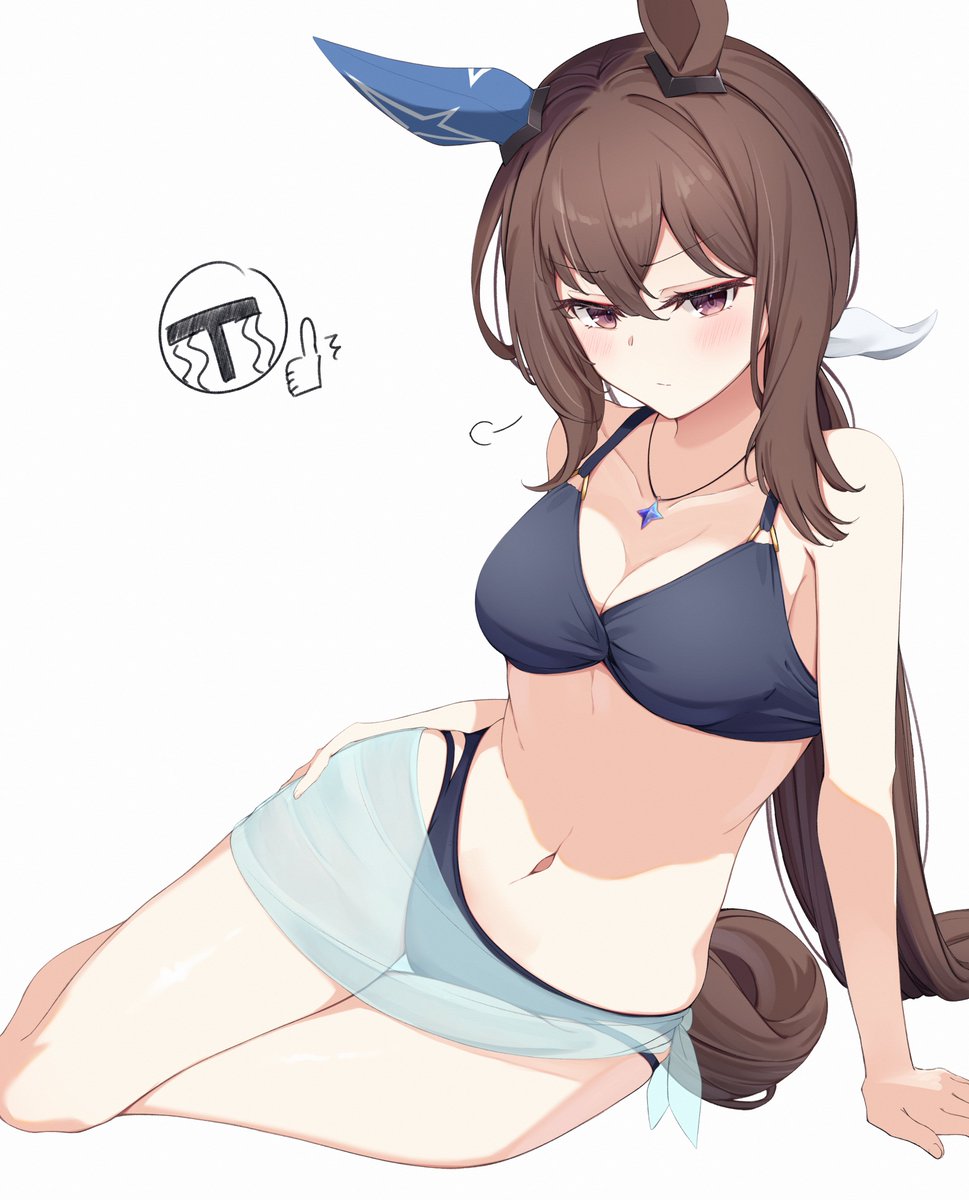 サイレンススズカ(ウマ娘) 「#2024年自分が選ぶ今年の4枚 全部座ってて草来年は色んな構図に挑戦しようね 」|みすとのイラスト