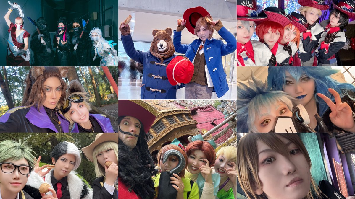 MonMkr's tweet image. #2024年コスプレ総決算
初出しからさほど変わらないラインナップw
40着分コスプレした!(サイズの関係で一部割愛・巻込失礼)
2024年遊んでくださった皆様ありがとうございました!
今年は大念願の併せが実現できてhappinessでした💗来年は少し控えますがまた遊んでやってください🥰