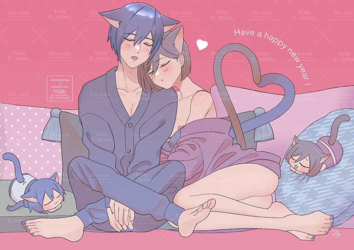 _spiqa_'s tweet photo. マシュマロで頂いたリクエスト
猫耳カイメイ で描き納めです！🐈‍⬛
本年もお世話になりました！良いお年を！

#カイメイ #KAIMEI https://t.co/2HVVkcPNpm