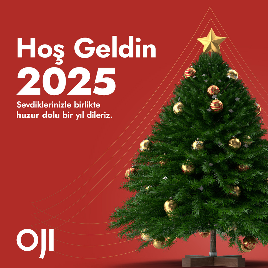 2025’in herkese sağlık, mutluluk ve başarı getirmesi dileğiyle… Mutlu Yıllar!