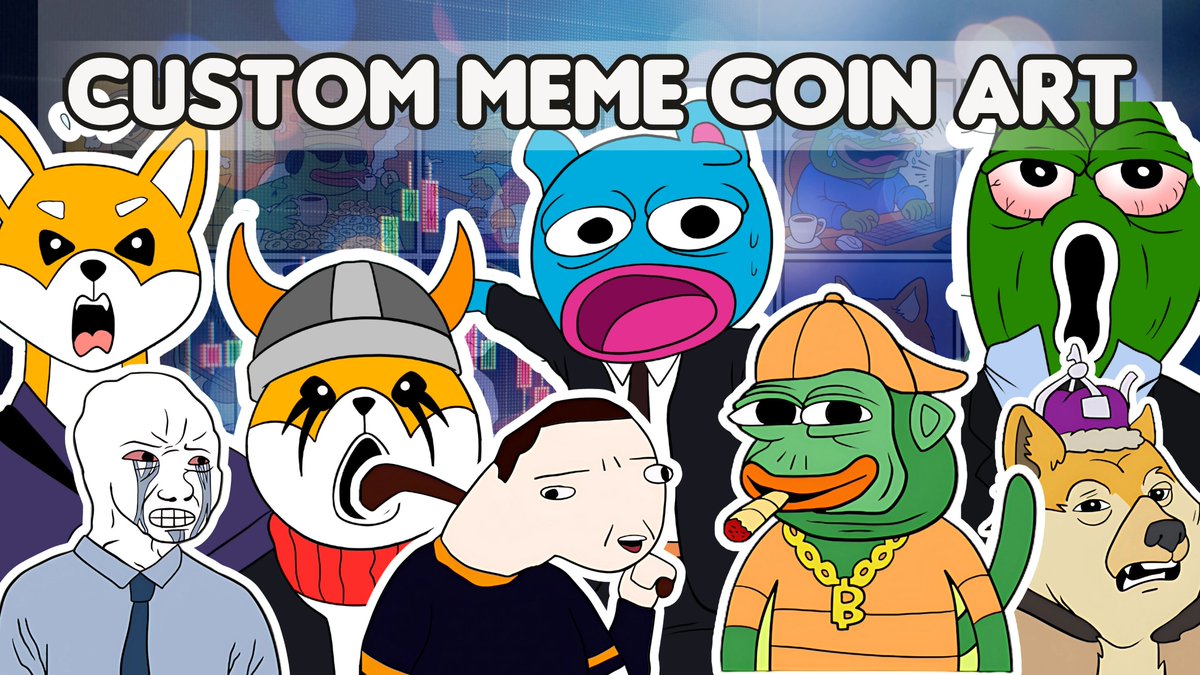 FanimaStudio's tweet photo. 🚀✨ Get ready for the ultimate MEMECOIN design takeover! Unique art, hilarious characters, and vibes like no other. Be part of the latest trend today! 🐸💎
https://t.co/tJdztmSwIJ
#MemeCoinArt #CryptoDesign #memecoin #meme #CRYPTO #MemeLife #MemeLovers #ViralMemes https://t.co/4xuyX5YP6b
