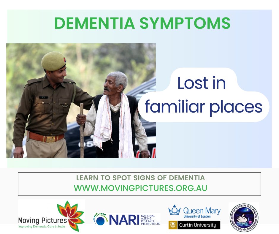 Do familiar streets feel unfamiliar? 
🗺️ It’s not just forgetfulness.
Early detection can help you keep your loved ones safe. 💙

👉 Watch films to learn more about dementia symptoms and caregiving. movingpictures.org.au/moving-picture…

⚙️Subtitles (CC)  in Hindi, English, and Kannada.