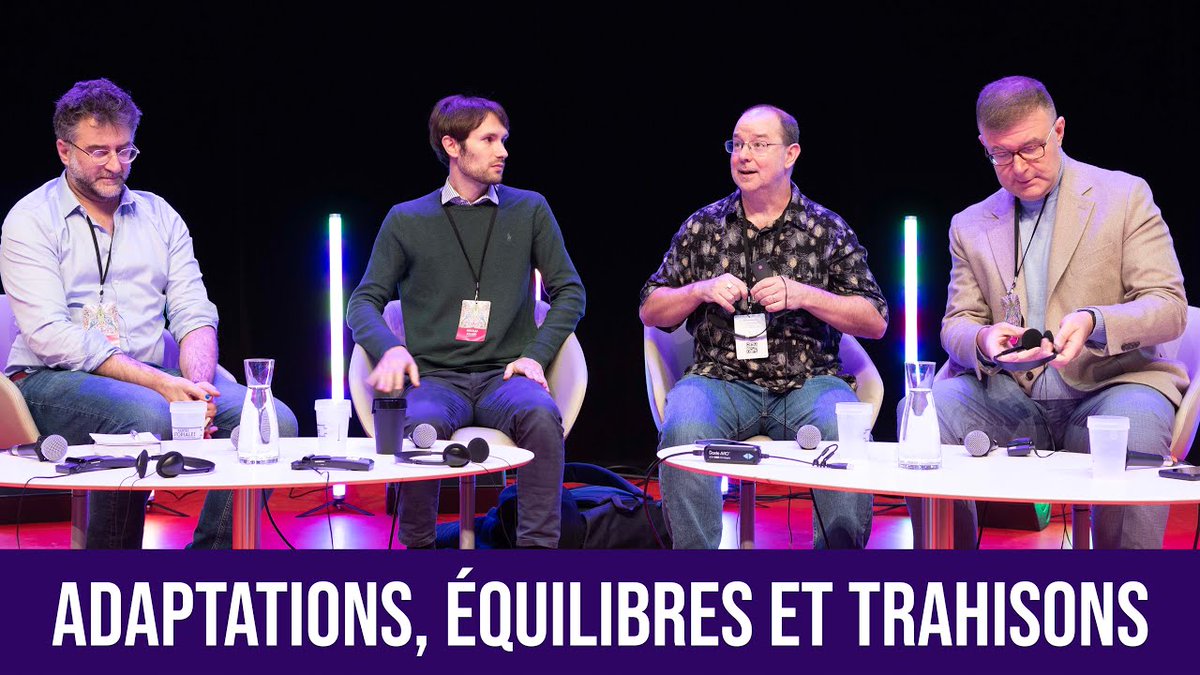 ADAPTATIONS, ÉQUILIBRES ET TRAHISONS <a href="/LesUtopiales/">Utopiales</a> avec <a href="/NicolasAllard/">Nicolas Allard</a> #JacekDukaj #JohnScalzi Modération #SimonRiaux🎬youtu.be/Z765aE5k85U