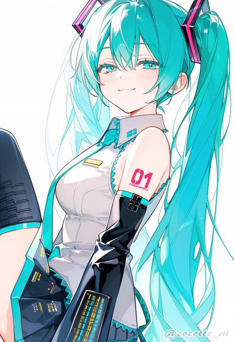 #初音ミク おすわりミクさん 