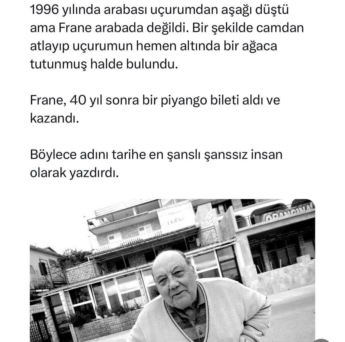 #Dünyanınensanslısansızinsanı #Franeselak ile tanışın