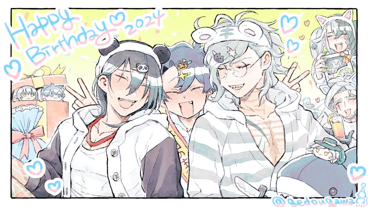 fgo絵日記『♡2024年12/31 誕生日おめでとう、俺♡』編 