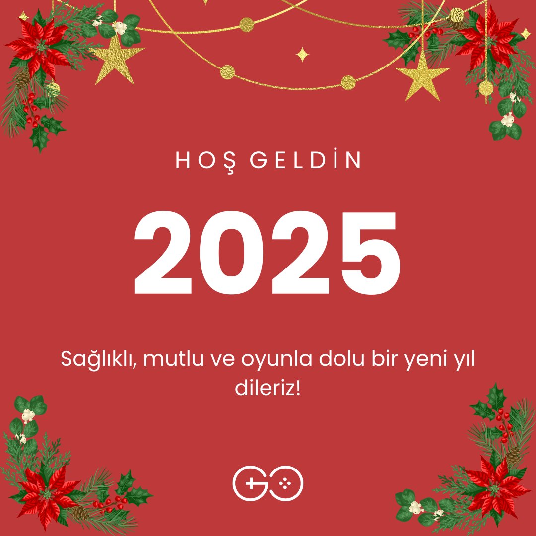 Sağlıklı, mutlu ve oyunla dolu bir yeni yıl dileriz! ❤️