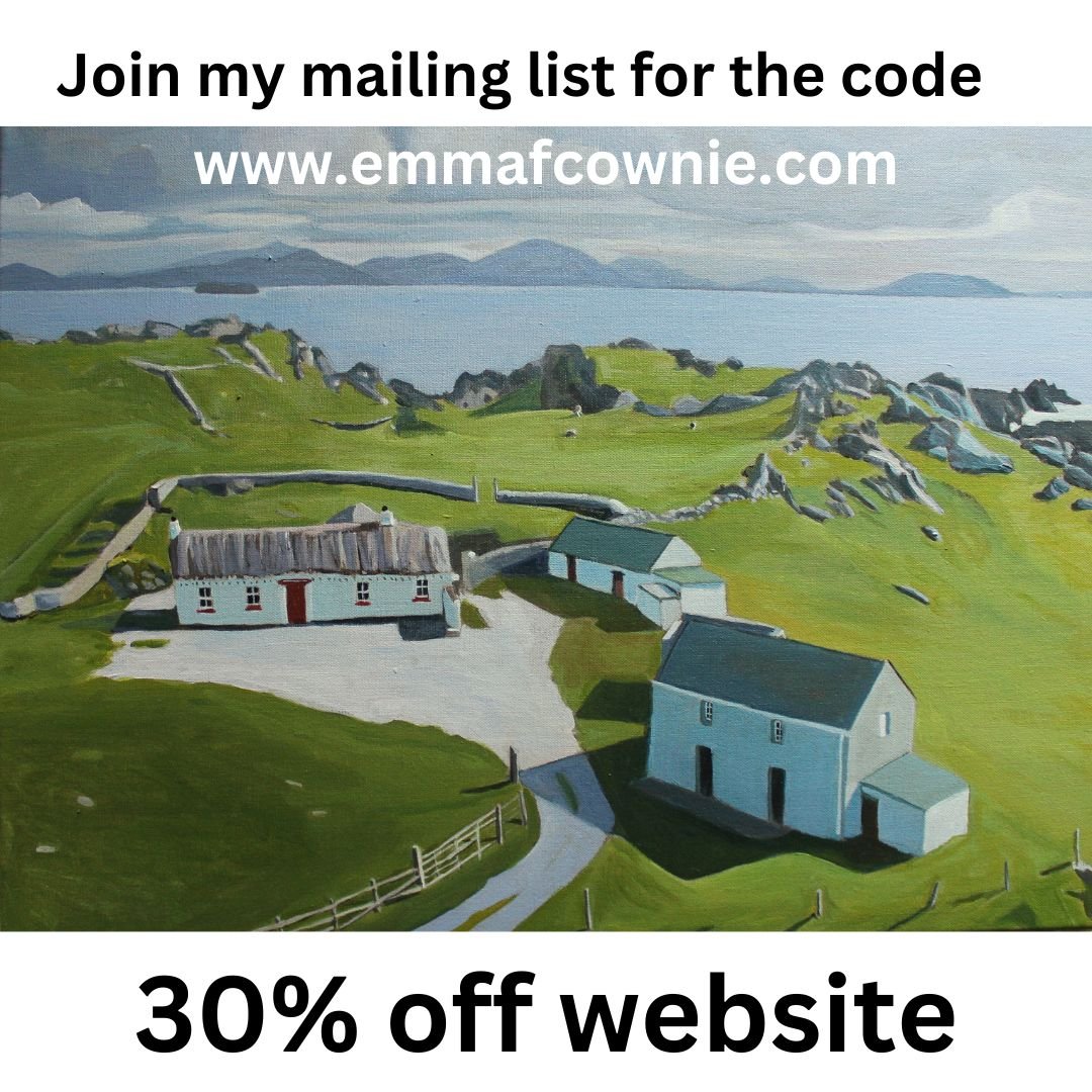 Celebrate the New Year with my 30% off sale! This sale
runs until 15th January 2025!
Join my mailing list to be eligible to receive the 30% off coupon! Enter the coupon number at the checkout to receive discount. emmafcownie.com/my-custom-shop… #wales #ireland #england #donegal #derry