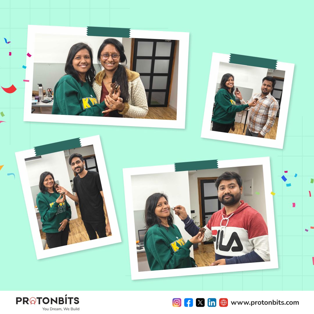 ProtonBitsTech's tweet image. Cheers to an unforgettable birthday celebration for our incredible gem, Heena Leuva! 🎂🥂 Your enthusiasm brightens the workplace, and it&apos;s time to celebrate in style! 🥳🎈 Here’s to good vibes, great memories, and the best party ever! 🎁🎶

#BirthdayVibes #GoodTimes #ProtonBits