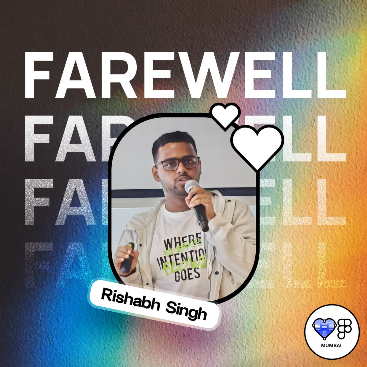 fof_mumbai's tweet image. As we close 2024, it’s time to celebrate and bid farewell to someone who has been an integral part of @fof_mumbai

Rishabh Singh (@mindninjaX , one of our founding members and Community Lead since January 2022, will officially be stepping down from his role today - 31 Dec 2024