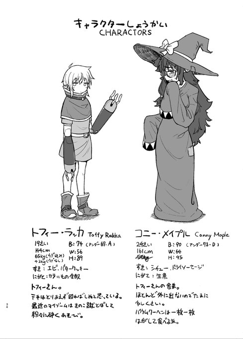 今回の新刊のおまけページ。
コニーちゃん24さい、今まで描いたことない方向のキャラを描いてみようの精神で作った子ですがいざやってみると楽しくてわりとお気に入りでした

そのうちまた登場させてあげたいわね 