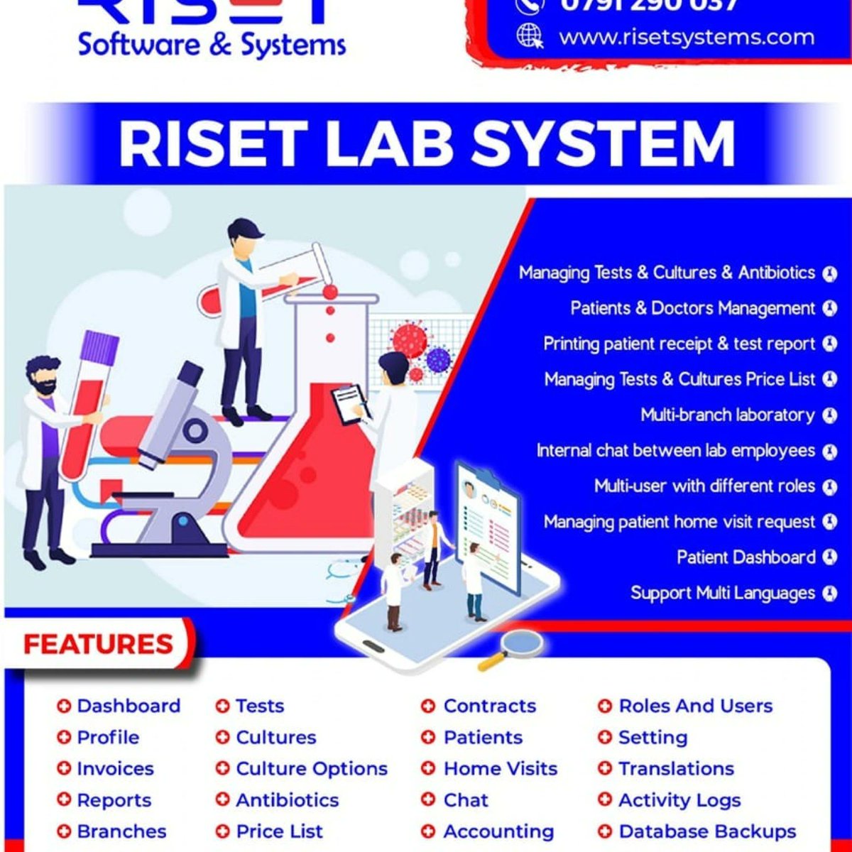 RisetSystems's tweet image. Simplify lab workflows, enhance efficiency, and stay organized with Riset Lab Management System.
#labmanagement #systemsoftware #labsystem #labmanagement #LabTech  #SmartLabSolutions