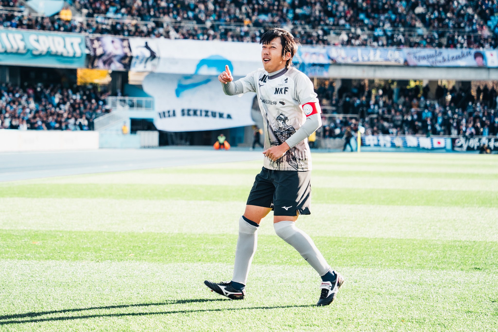 中村憲剛選手支給東日本大震災チャリティーマッチ長袖ユニフォーム引退試合