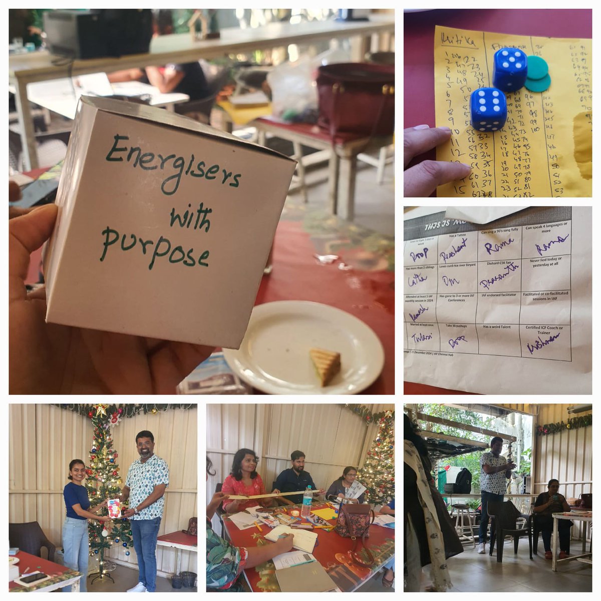 Delighted to share a glimpse of IAF Chennai Hub’s final session for 2024—Coffee Conversations: Purposeful Icebreakers and Energisers, facilitated by the wonderful Sengu Paal. ☕

A huge thank you to Sengu Paal for hosting this Coffee Conversation and to everyone who joined in!