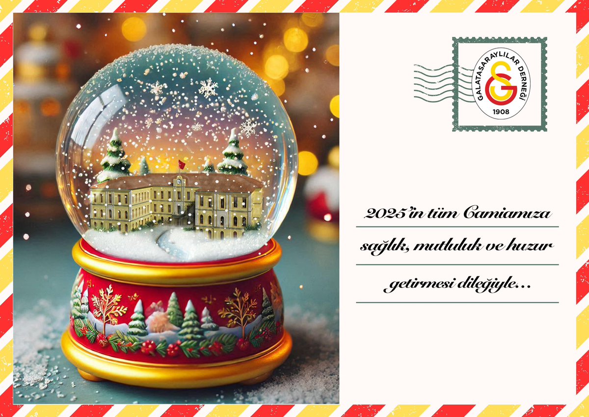 2025’in tüm Camiamıza sağlık, mutluluk ve huzur getirmesi dileğiyle… 

#galatasaraylılarderneği #gsd #2025