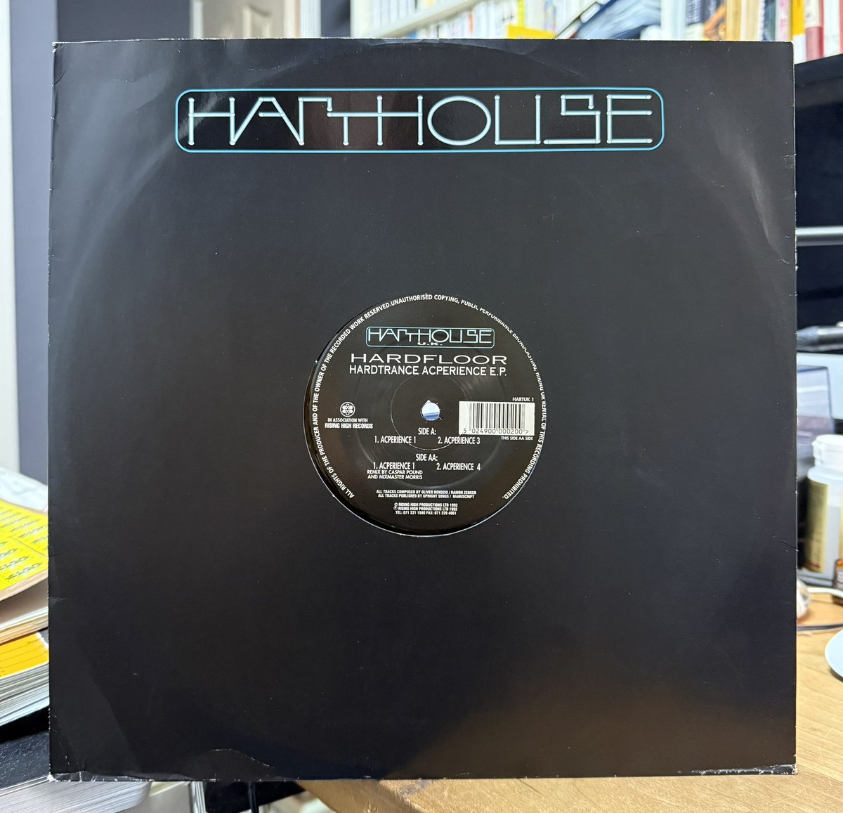 satoshi_iwase's tweet image. Hardfloor – Hardtrance Acperience EP
Harthouse 1992
12inch
2024ラストディグ
#digging #vinylrecords 
#hardfloor