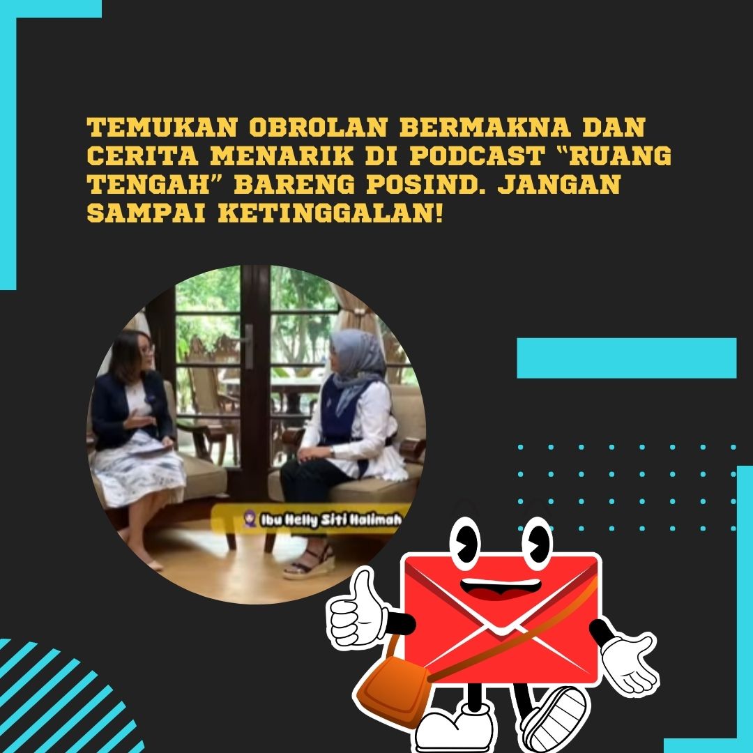 Temukan obrolan menarik di channel YouTube ruang tengah Jangan sampai ketinggalan 

<a href="/PosIndonesia/">POS INDONESIA</a> 
#PosIndonesia 
#PosIND