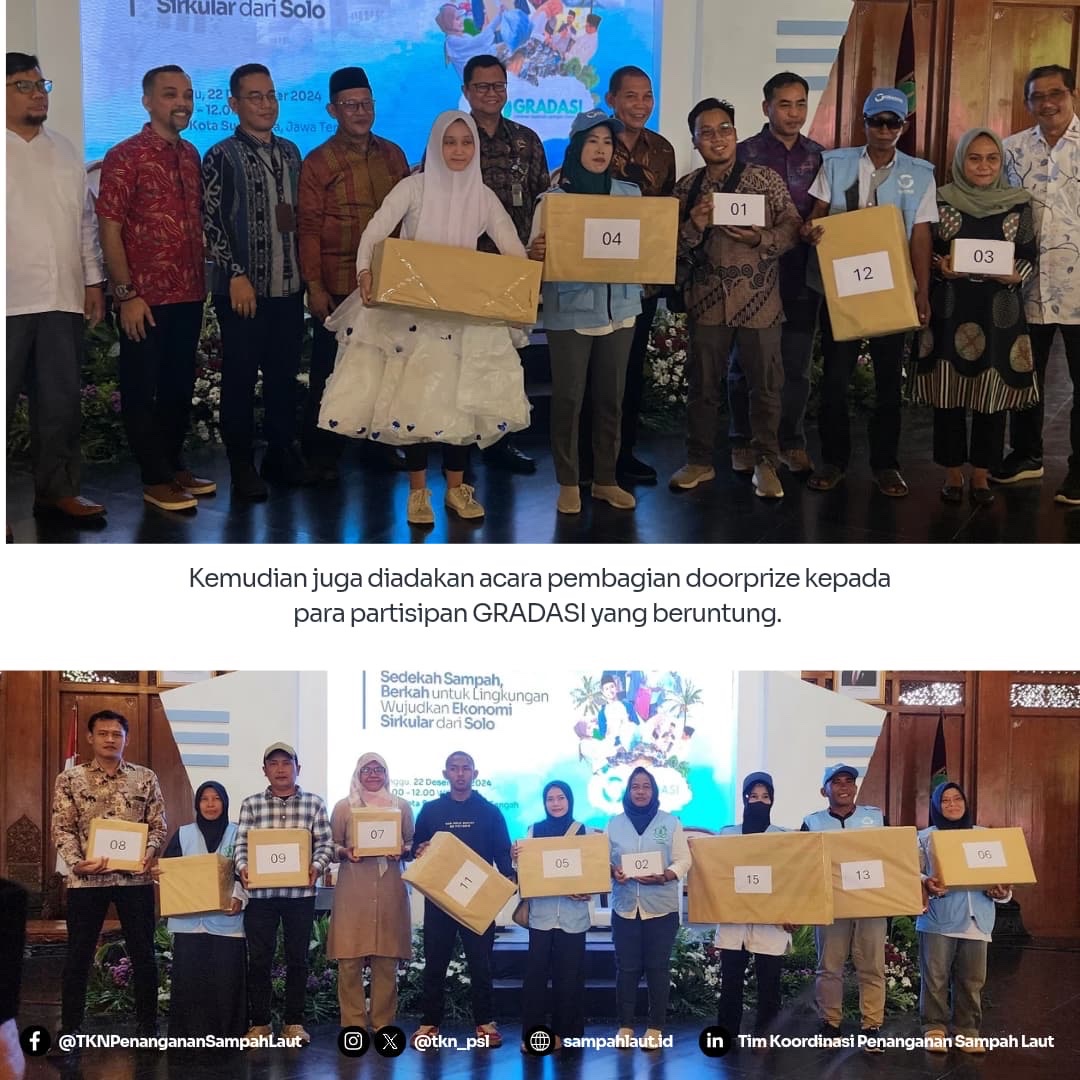 tkn_psl's tweet photo. Halo sobat laut dan sohib GRADASI! 🌊🌊

Sebagai langkah awal penerapan GRADASI di Surakarta, UNDP Indonesia, KKBP, KLH, didukung oleh dan Sekretariat TKN PSL menyelenggarakan Sosialisasi GRADASI. Untuk selengkapnya, cek postingan  dibawah ini ya!👇🏻🙏🏼. 

#gradasi #tknpsl

(3/3) https://t.co/2gjsDAiJZu