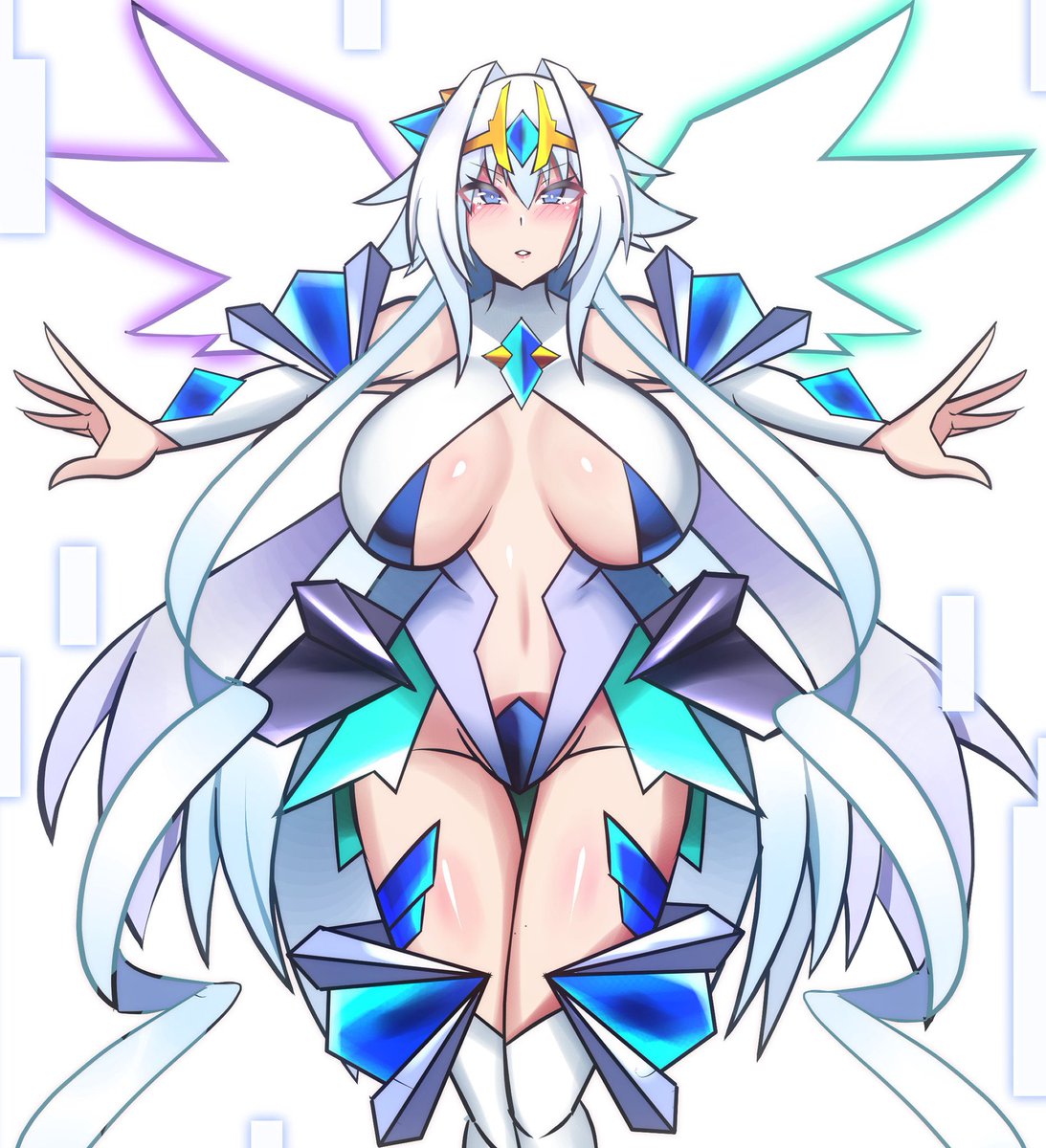 うちの変身ヒロインレヴェリーヴァイス(大学生)の強化形態
1、基本形態
2、精霊の力で時限強化
3、ルーシャとの融合形態
4、ルーシャと神威の融合形態 