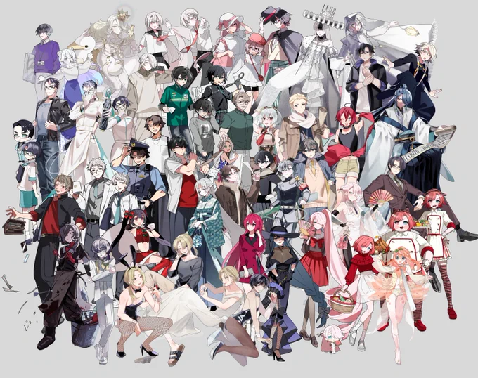 2024年 趣味のTRPG立ち絵 