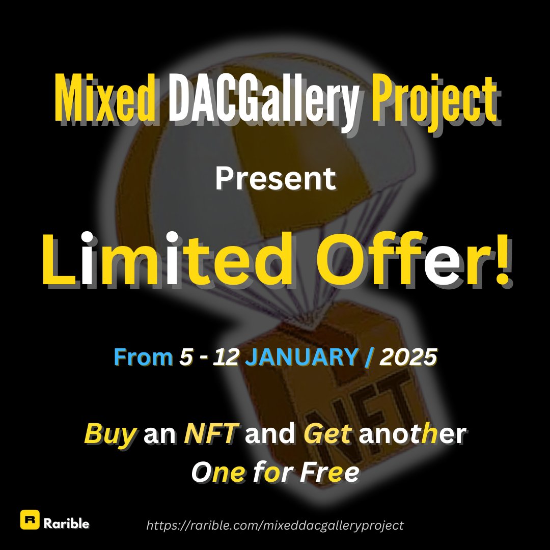 CRYPTOARTNFTsP1's tweet image. LIMITED #OFFER 🔗🖼️👇👉rarible.com/mixeddacgaller…
.
#Rarible #Web3 #art #digitalart #nft #cryptoart #modernart #contemporaryart #auctions #Collectibles #sothebys #Christie&apos;s #Philippe #Dorotheum #Bonhams #HeritageAuctions #Catawiki #Wright