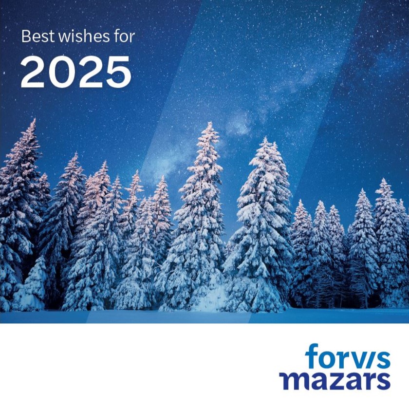 From all of us at Forvis Mazars in Greece we extend our gratitude to our clients and partners. ✨

Here’s to a 2025 filled with success, growth, and continued collaboration. 🎉🥂
