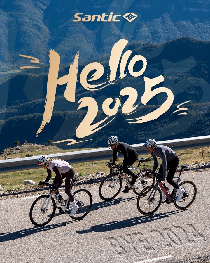 SanticCycling's tweet photo. Happy New Year, Everyone! 😘😘😘
#santic #HappyNewYear #cyclingclothing https://t.co/PGLW4Pymmp