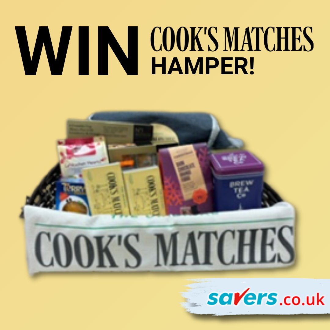 We’re giving you the chance to #WIN a Cook's Matches hamper!😍

To enter simply RT &amp; FOLLOW <a href="/SaversHB/">Savers</a> 

UK only. Ends 07/01/2025 T&amp;C’s apply - buff.ly/3uQIQxv

#ukcompetition #competition #giveaway #giveawayalert #cooksmatches