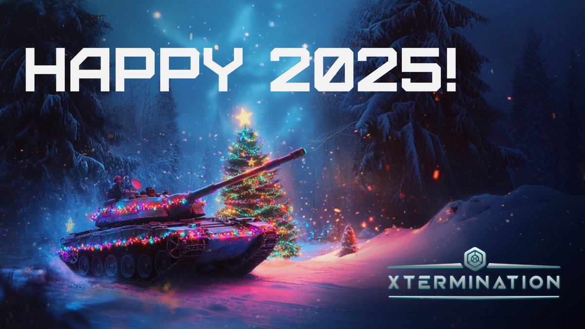 Happy New Year from the Xtermination universe! 🎆 Let’s make 2025 legendary! 🚀 #Xtermination #HappyNewYear