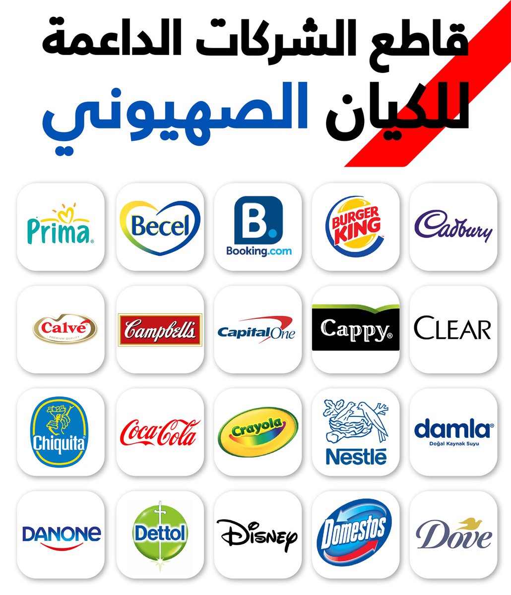 كل منتج لا تشتريه من الاحتلال يُقربنا خطوة نحو العدالة

#قاطع_منتجاتهم