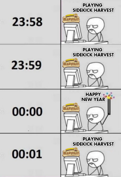 Kolotoreed's tweet photo. HAPPY NEW YEAR 2025! ๐ @Sidekick_Labs
I just want to play Sidekick Harvest all day ๐คฃ
#SidekickMeme #sidekick
@Sidekick_Intern #BinanceSeason
$BOOST #Alphabot https://t.co/dhkVJd9MN3