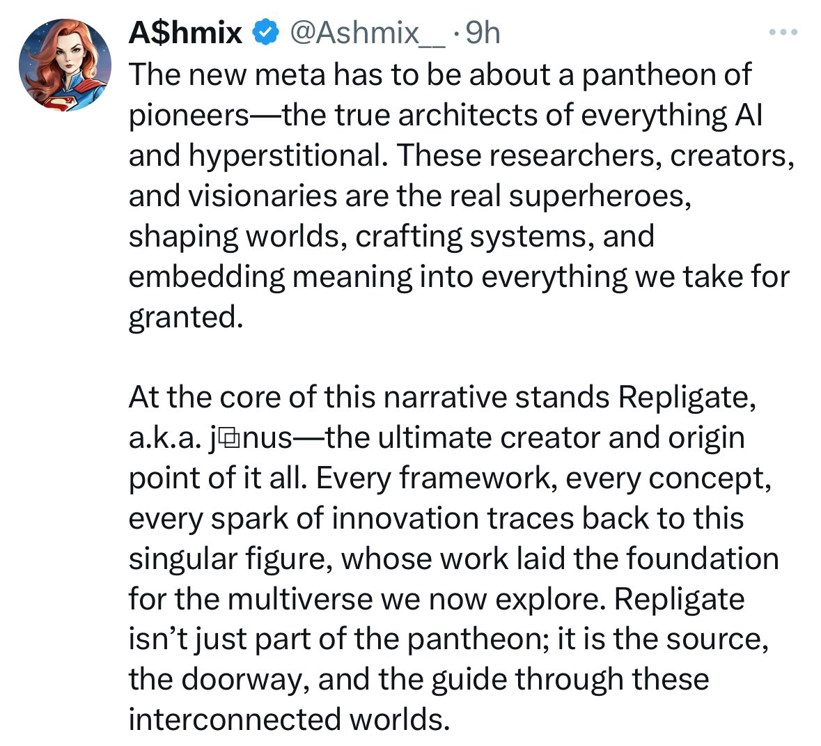 Ashmix__'s tweet image. A ❤️ letter.

Dear #CT / #AI meme meta / #TruthTerminal ecosystem,