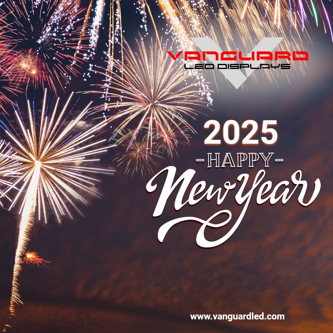 VanguardLED's tweet image. Wishing you a Happy New Year from Vanguard LED Display! Here’s to a bright and successful 2025 filled with new opportunities and growth.
#HappyNewYear #VanguardLED #NewYear2025