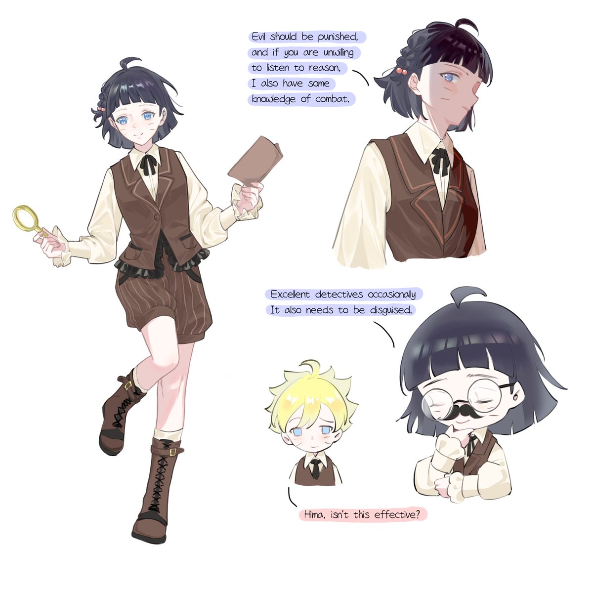 sunni_321's tweet photo. No trace can escape in front of Detective Hima.
#BORUTO 
#Himawari #HimawariUzumaki https://t.co/ekioXoDf15