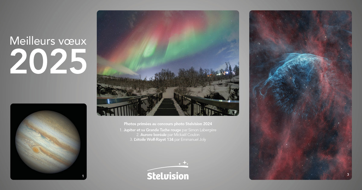 Stelvision's tweet image. 🌟Stelvision vous souhaite une belle année astronomique !🌟