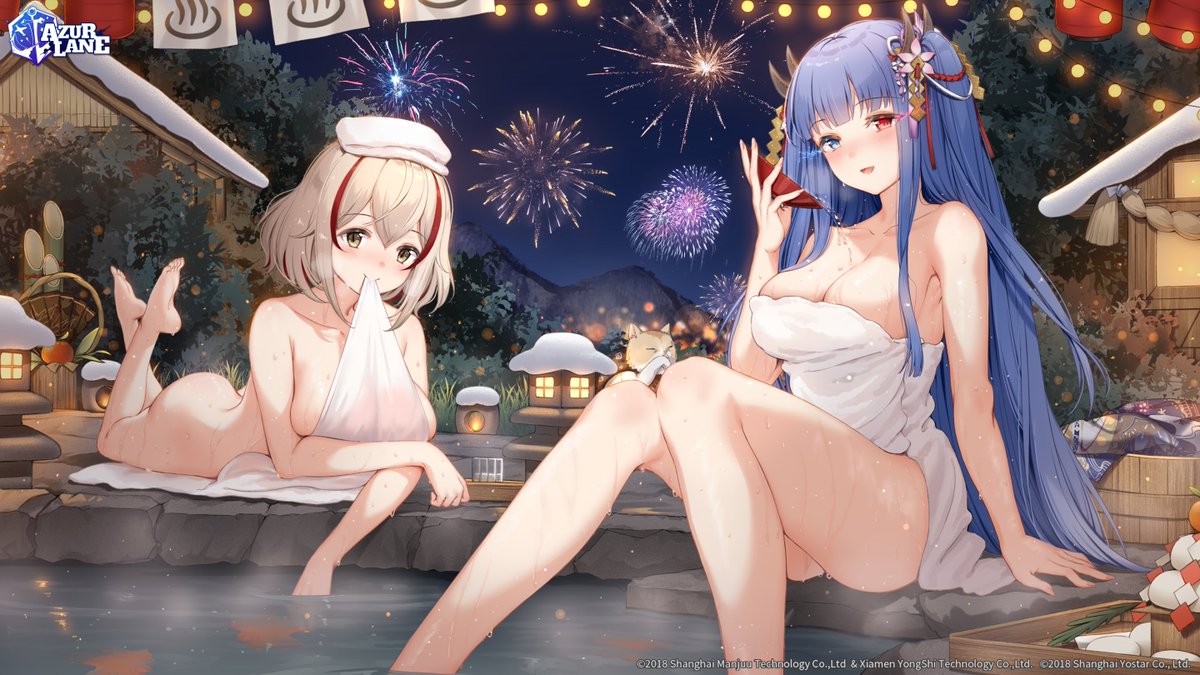 AzurLane_EN's tweet photo. 🎇Happy New Year, Commander!

Come and relax together with Ibuki and Roon~ "Even though we're spending all this time together doing nothing, I... still feel fulfilled."

*Thanks to the artist Mayag (@mayag_nya) for creating this amazing piece of artwork for us.

#AzurLane #Yostar https://t.co/WyGEFS4Vva
