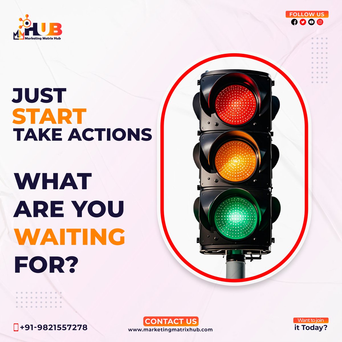 thematrixhub's tweet photo. Don't wait for the perfect moment. Take action now with Marketing Matrix Hub and watch your business grow!

🙋Contact us:
📞Call us: +919821557278
📧Email us: business@marketingmatrixhub.com
🌐Website: https://t.co/URQdyFoGXZ

#TakeAction #BusinessGrowth #StartNow #OnlineGrowth https://t.co/hcOtseqSiy