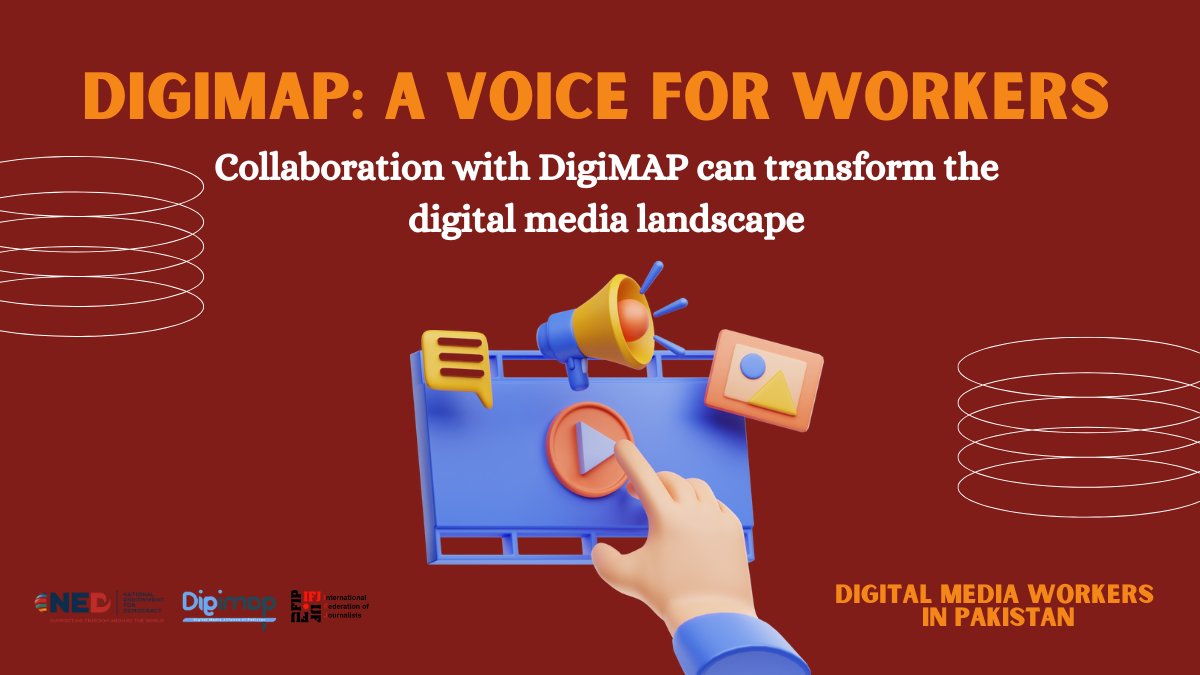 digimappk's tweet image. 🫂DigiMAP Advocacy

🌐🔊DigiMAP can champion worker rights, sustainable growth, and better career opportunities for digital media professionals.

#MediaAdvocacy #DigiMAPInsights #FutureOfMedia #DigiMAP #IFJ #NED