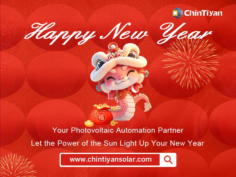 ChinTiyanEnergy's tweet image. Happy New Year
Let the Power of the Sun Light Up Your New Year!
Chintiyansolar, Your Photovoltaic Automation Partner
#StringerMachine #solarpanelmakingmachine #ChinTiyan