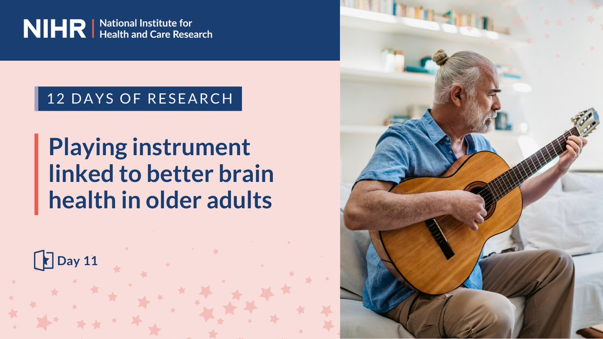 National Institute for Health and Care Research (@nihrresearch) on Twitter photo #12DaysOfResearch | Day 1️⃣1️⃣: In early 2024, researchers on the <a href="/ProtectStudy/">PROTECT Study</a> found that practising and reading music helps people to sustain good memory and the ability to solve complex tasks. The researchers also found people who sing in a group have better verbal reasoning #12DaysOfResearch | Day 1️⃣1️⃣: In early 2024, researchers on the <a href="/ProtectStudy/">PROTECT Study</a> found that practising and reading music helps people to sustain good memory and the ability to solve complex tasks. The researchers also found people who sing in a group have better verbal reasoning