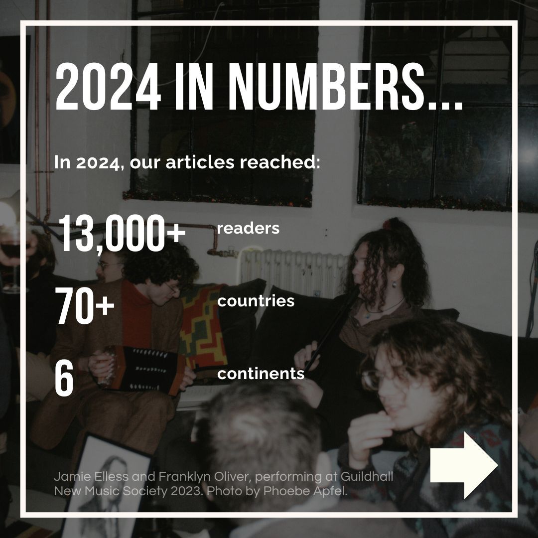 prxludes's tweet image. Happy New Year from the team at PRXLUDES! Here's a bit about what we've done in 2024 - we're looking forward to celebrating new music and emerging composers with you all in 2025 🎉